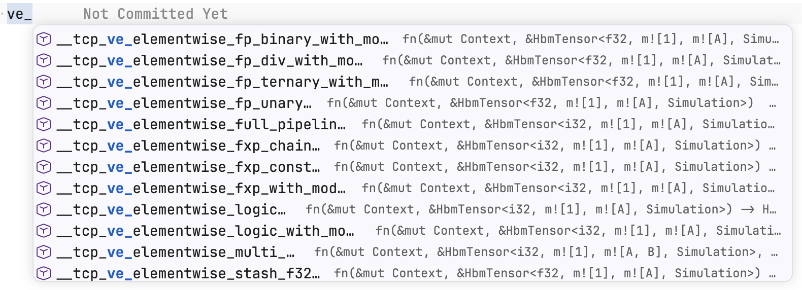 Code Completions Demo